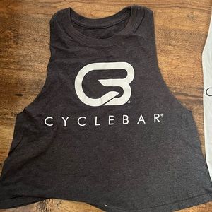 2 for 1..  CycleBar tops. Gray & white!